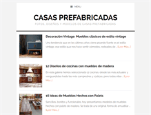 Tablet Screenshot of lascasasprefabricadas.com